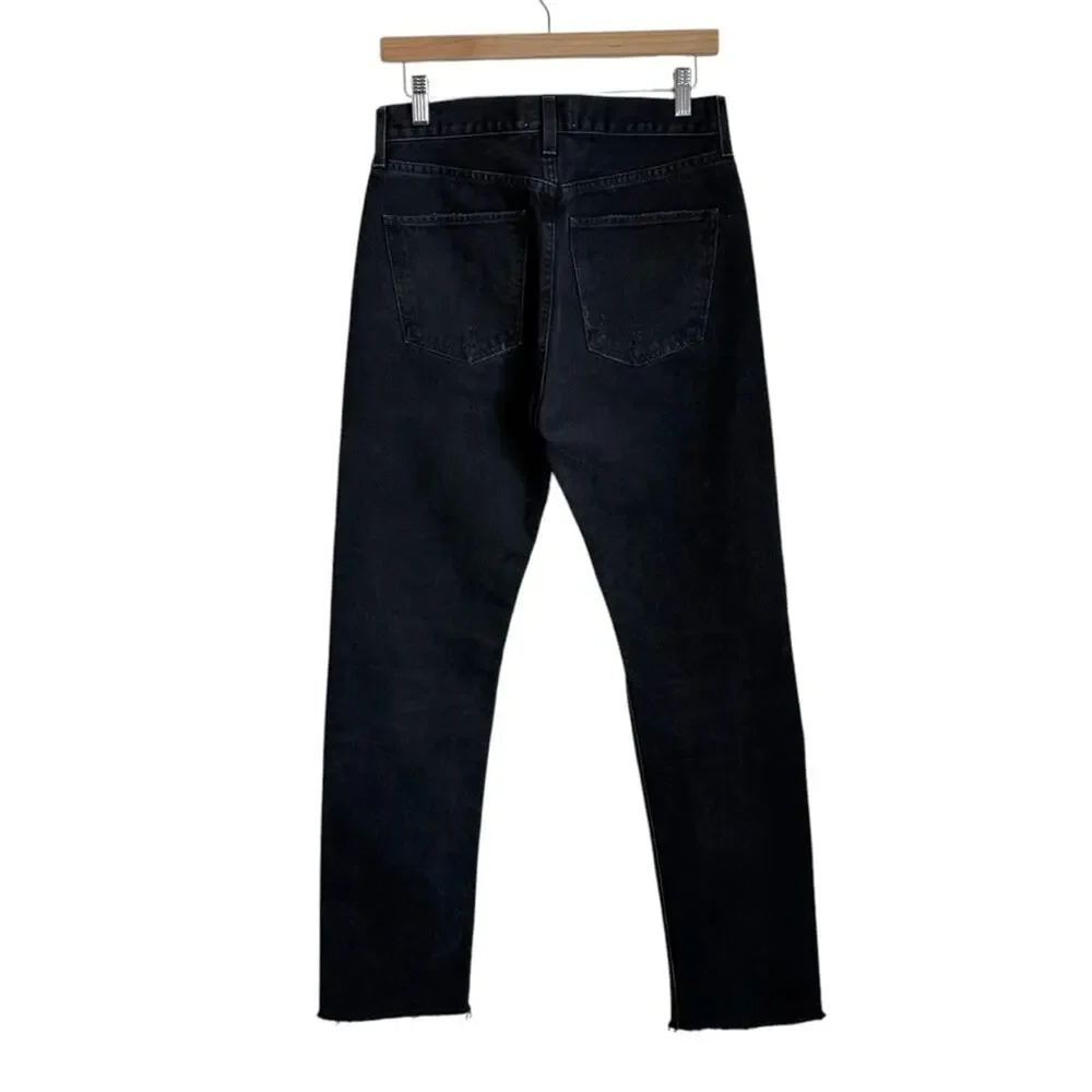 Agolde Cherie High Rise Straight Leg Distressed‎ Jeans Denim Pants Womens 27